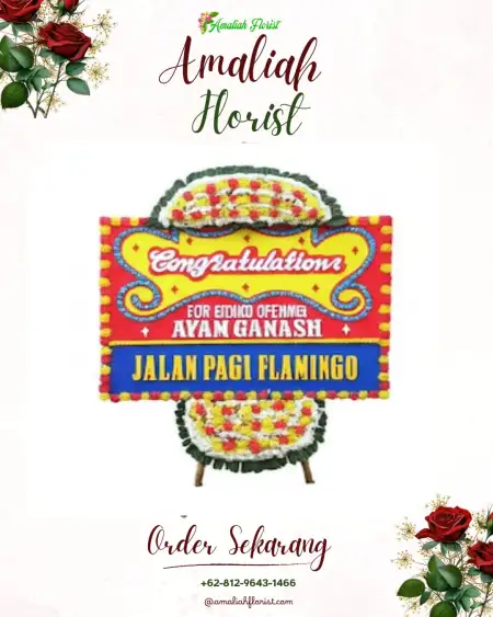 Sewa Papan Bunga karangwareng